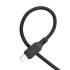 Дата кабель Hoco X90 Cool silicone Type-C to Lightning 20W (1m) – Black. Фото 4 з 6