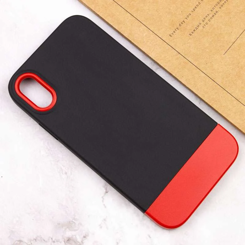 Двоколірний чохол Bichromatic на Apple iPhone X (5.8") – Black / Red. Фото 5 з 5