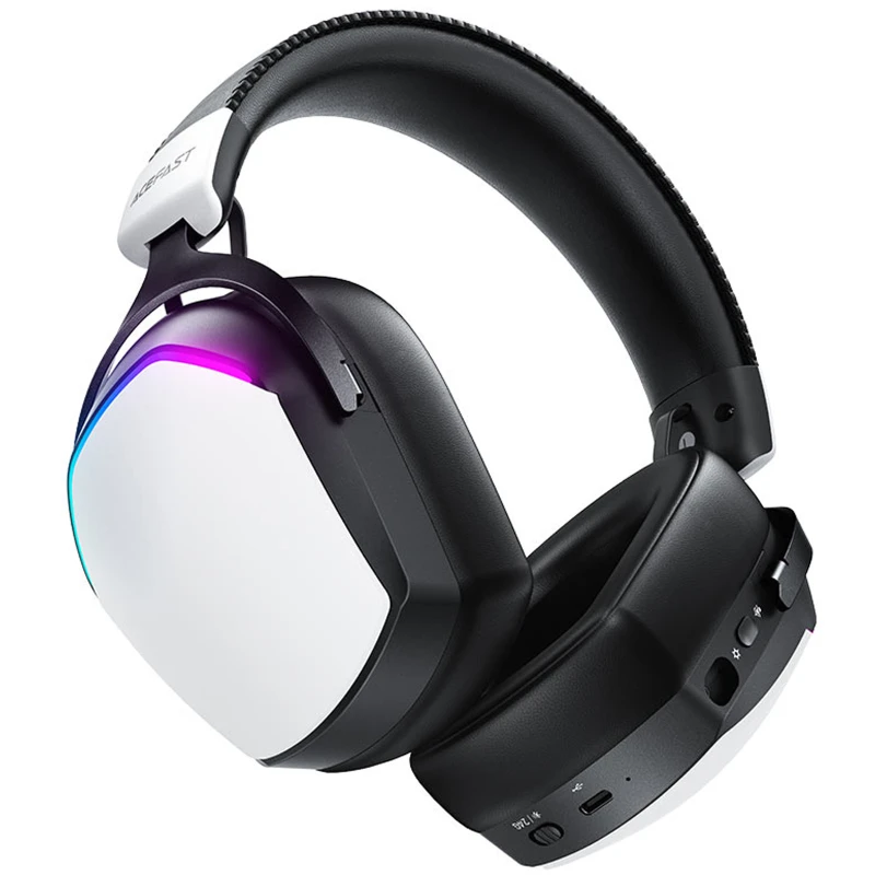 Накладні бездротові навушники Acefast H11 Gaming – White. Фото 2 з 6