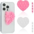 Держатель-присоска для телефона Double Side Silicone Heart фото 1 из 2