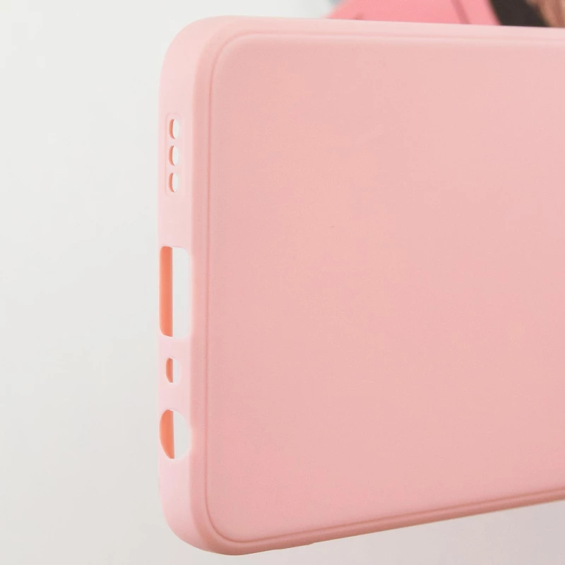 Цветной силиконовый чехол с защитой камеры для Oppo Reno 8T 4G – Розовый / Pink Sand. Фото 10 из 10