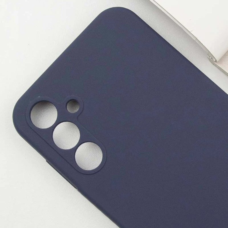 Чехол Silicone Case Lakshmi Premium L с закрытой камерой для Samsung Galaxy A54 5G – Темно-синий / Midnight blue. Фото 9 из 11