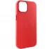 Шкіряний чохол Silicone Case Soft з MagSafe на Apple iPhone 14 (6.1") – Crimson. Фото 5 з 8