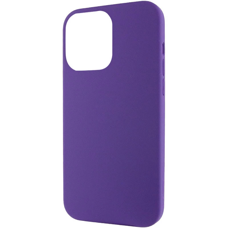 Чехол с закрытым низом Silicone Case для Apple iPhone 16 Pro – Фиолетовый / Amethyst. Фото 6 из 13