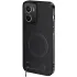TPU+PC чохол Carbon Kickstand Magnetic Case для Motorola Moto G06 – Black. Фото 1 з 3