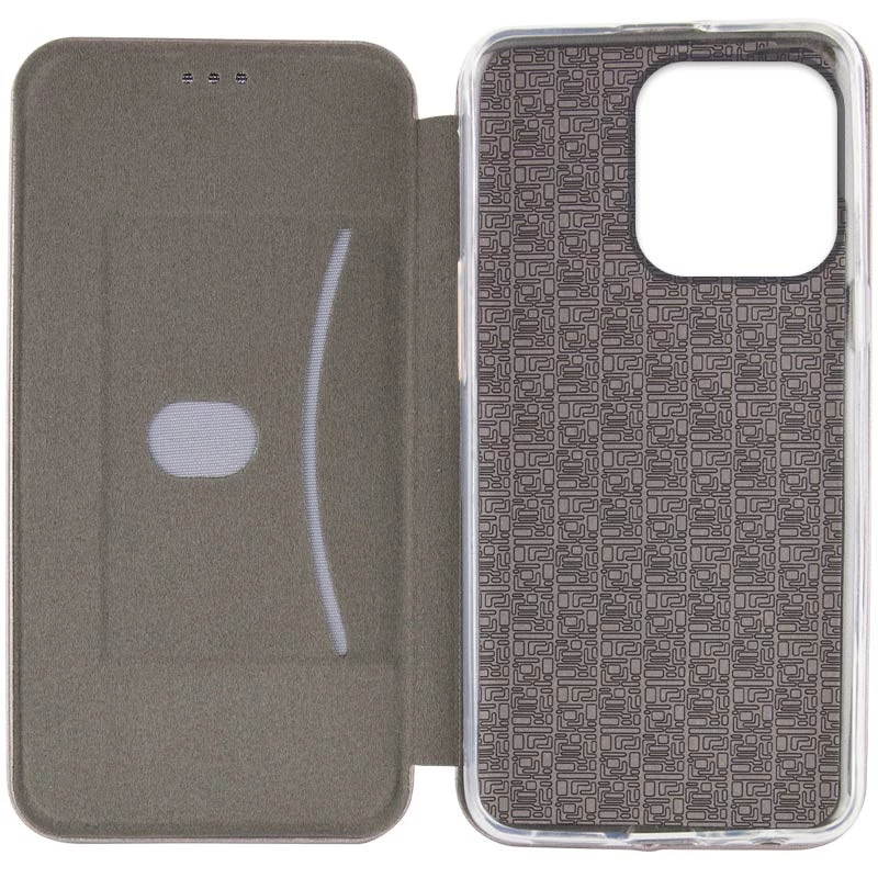 Чохол-книжка класичний на Xiaomi Redmi Note 14 4G (Europe version) – Сірий. Фото 4 з 4