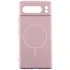 Чехол Silicone Cover Lakshmi Full Camera (AA) with Magnetic Fit для Google Pixel 8 Pro – Розовый / Pink Sand. Фото 1 из 1