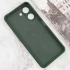 Цветной силиконовый чехол GETMAN для Xiaomi Poco C65 – Зеленый / Dark green. Фото 6 из 6