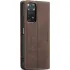 Кожаный чехол-книжка CaseMe Velvet Nubuck для Xiaomi Redmi Note 11 (Global) / Note 11S – Coffee. Фото 5 из 6