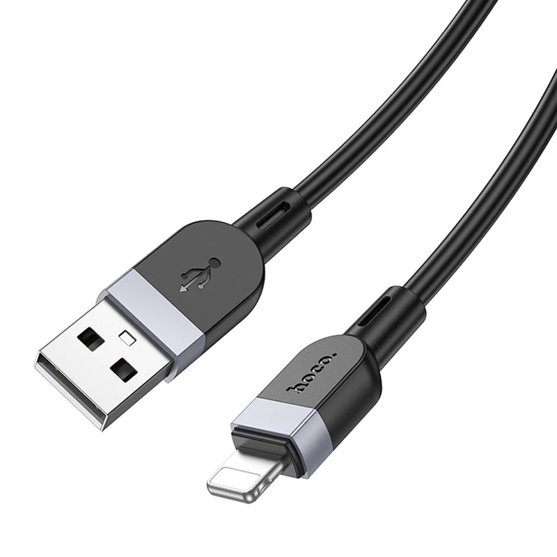 Дата кабель Hoco X109 Energy silicone USB to Lightning (1m) – Black. Фото 3 з 5
