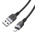 Дата кабель Hoco X109 Energy silicone USB to Lightning (2m) – Black. Фото 3 з 5