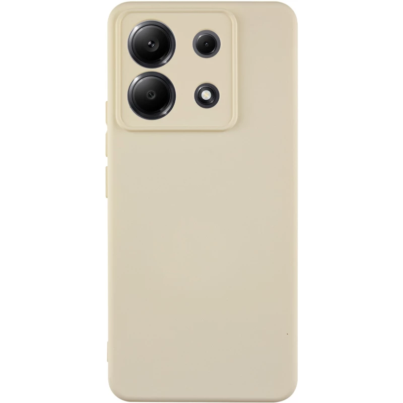 Чохол Silicone Case Lakshmi з закритою камерою на Xiaomi Redmi Note 13 Pro 5G – Пісочний / Sand. Фото 2 з 12