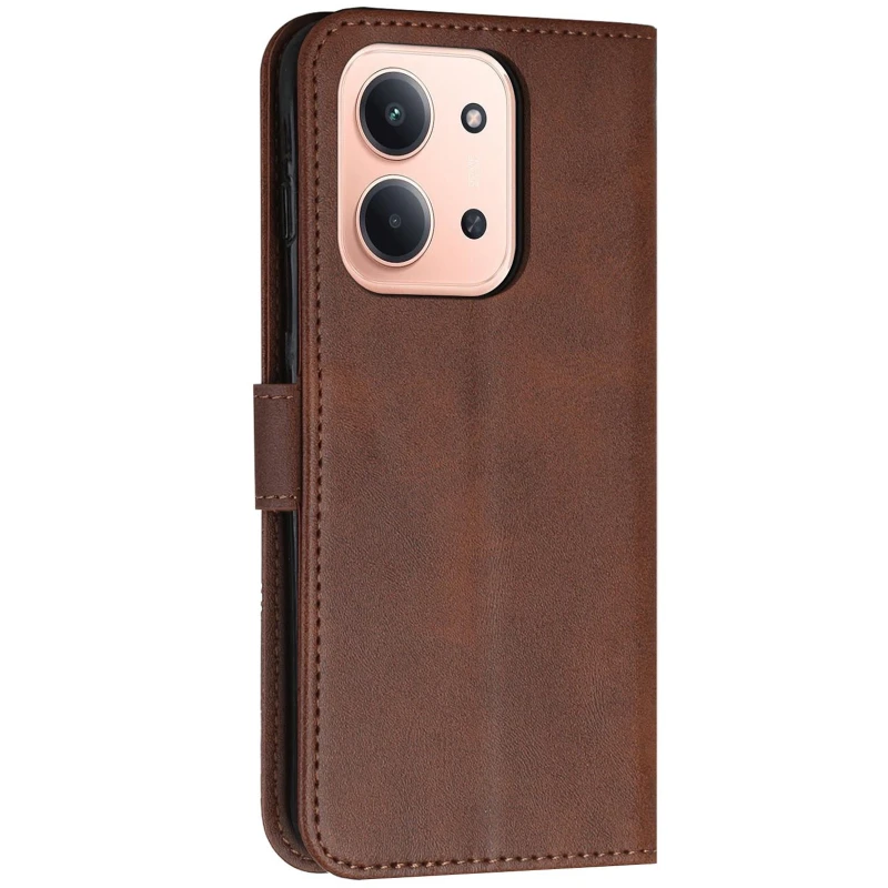 Кожаный чехол-книжка Jet Cover для Xiaomi Redmi 15C (EU) – Brown. Фото 4 из 6