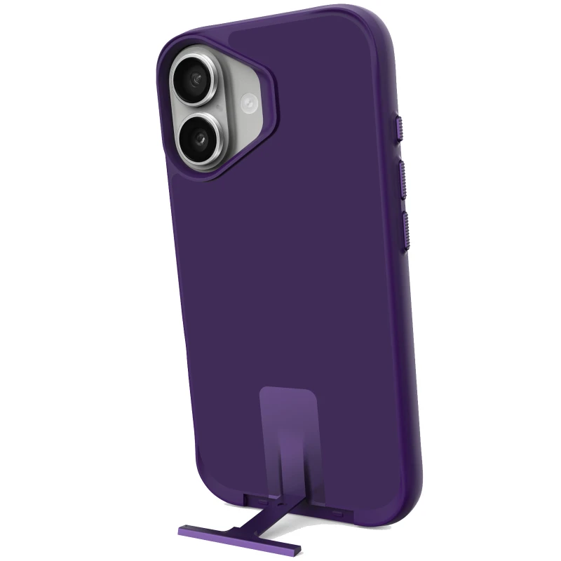 TPU+PC чохол Space Taurustar Magsafe with kickstand для Apple iPhone 17 (6.3") – Deep Blue. Фото 6 з 6