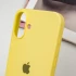 Чохол Silicone Case з закритим низом на Apple iPhone 16 – Жовтий / Yellow. Фото 6 з 8