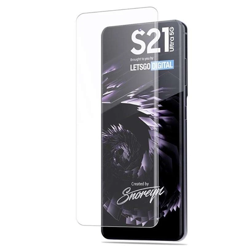 3D защитное стекло Mocolo с УФ лампой для Samsung Galaxy S21 Ultra – Прозрачный. Фото 2 из 6