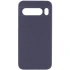 Чохол Silicone Case Lakshmi Premium із закритою камерою для Google Pixel 9 Pro XL – Сірий / Dark Gray. Фото 1 з 3