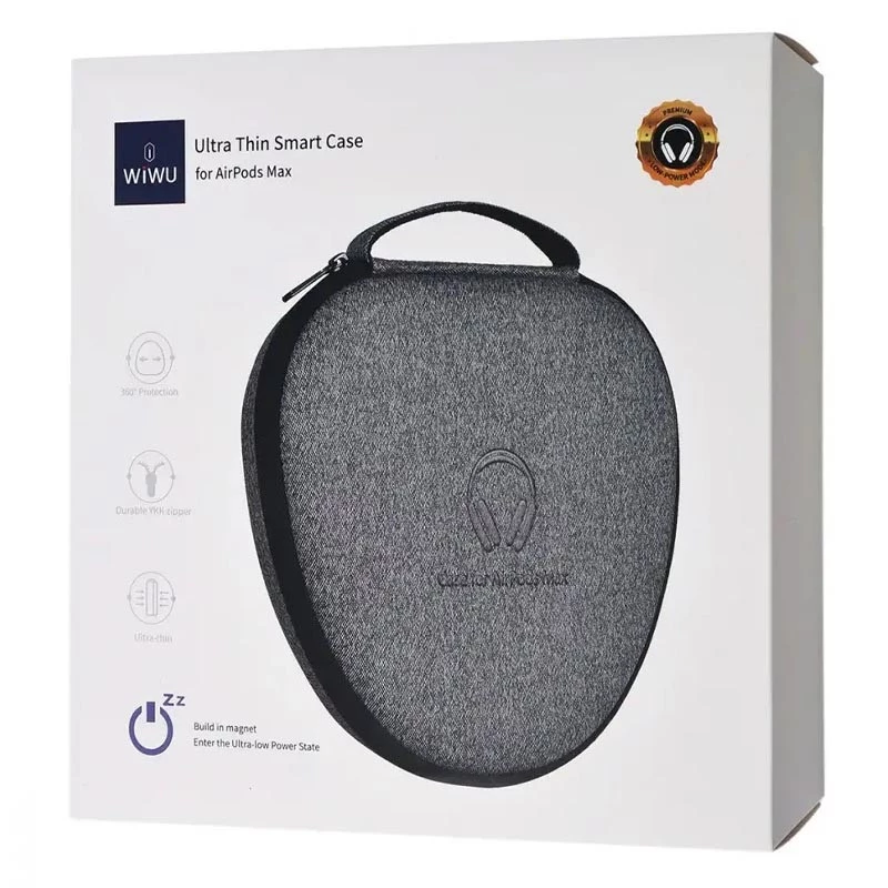 Футляр WIWU Ultrathin Smart for Airpods Max – Grey. Фото 4 з 4
