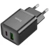МЗП Hoco N28 Founder 20W Type-C + USB – Black. Фото 3 з 4