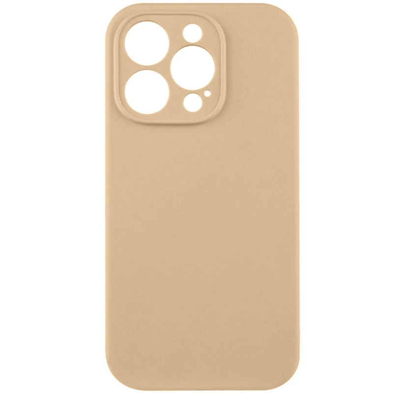 Чохол з закритим низом Silicone Case на Apple iPhone 17 (6.3") – Бежевий / Desert Gold. Фото 1 з 2