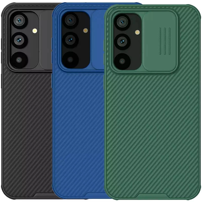 Карбована накладка Nillkin Pro зі шторкою для камери на Samsung Galaxy S23 FE фото 1 з 1