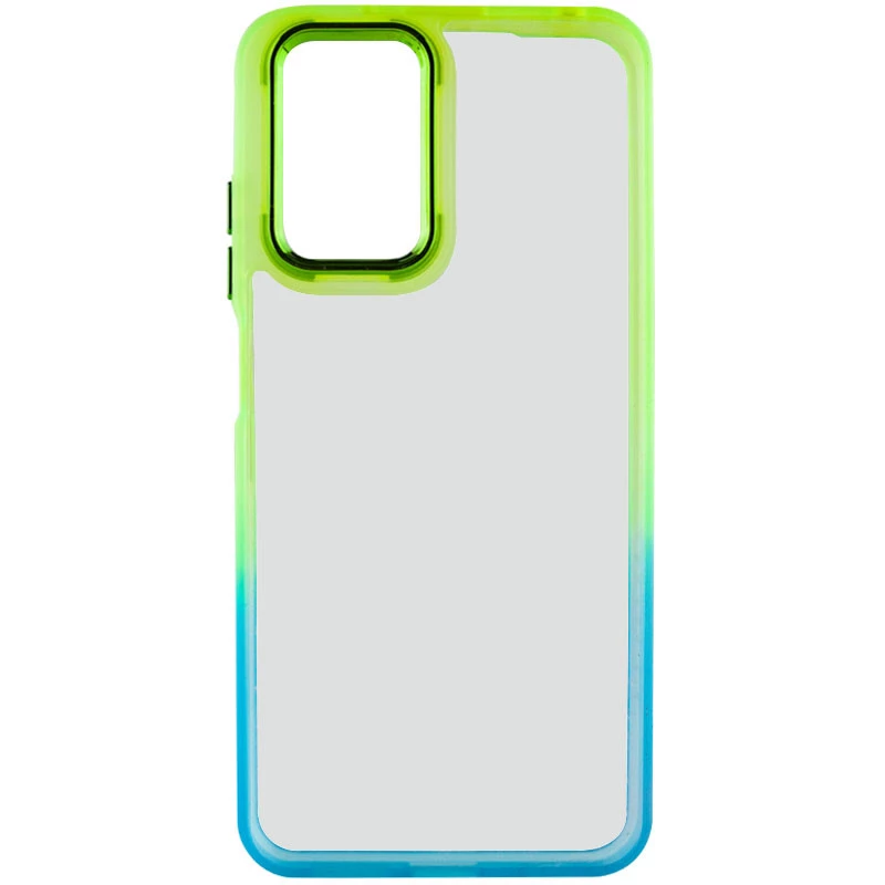 Силіконовий чохол фреш на Realme C67 4G – Бірюзовий / Лимонный. Фото 2 з 4