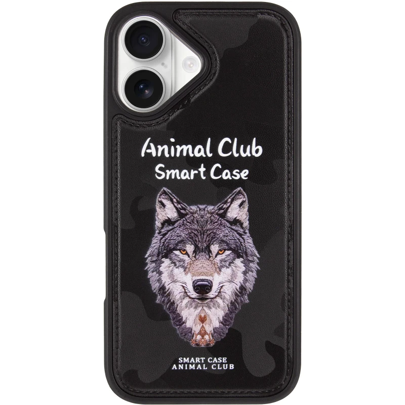 TPU+PC чехол Animal Club для Apple iPhone 17 (6.3") – Black. Фото 4 из 8