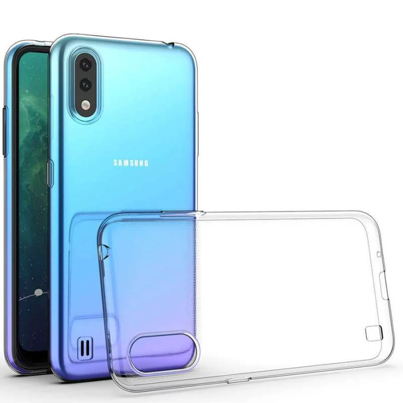 

Ультратонкий силіконовий чохол 1мм на Samsung Galaxy A01 (Безбарвний (прозорий))