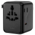 Мережевий універсальний перехідник WIWU UA010 Warrior GaN 45W + 2USB-A/3C – Black. Фото 4 з 6
