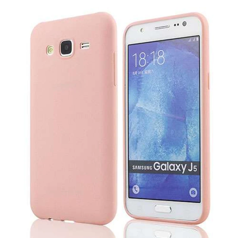 

Кольоровий силіконовий чохол на Samsung J510F Galaxy J5 (2016) (Рожевий)