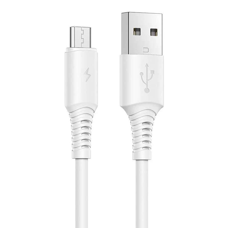 

Дата кабель Borofone BX47 Coolway USB to MicroUSB (1m) (Білий)