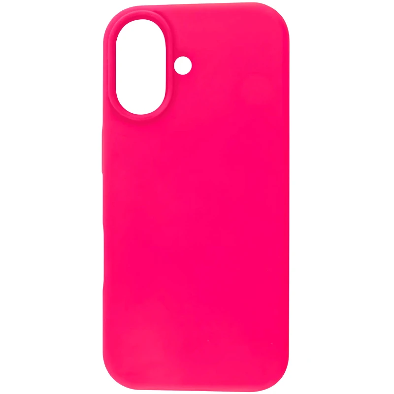 Силіконовий чохол Fibra Full with MagSafe для Apple iPhone 16 – Hot Pink. Фото 1 з 1