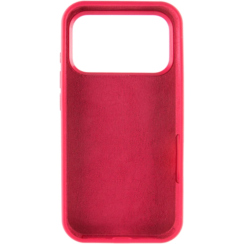Чохол Silicone Case з закритим низом на Apple iPhone 17 Pro Max (6.9") – Червоний / Rose Red. Фото 4 з 6