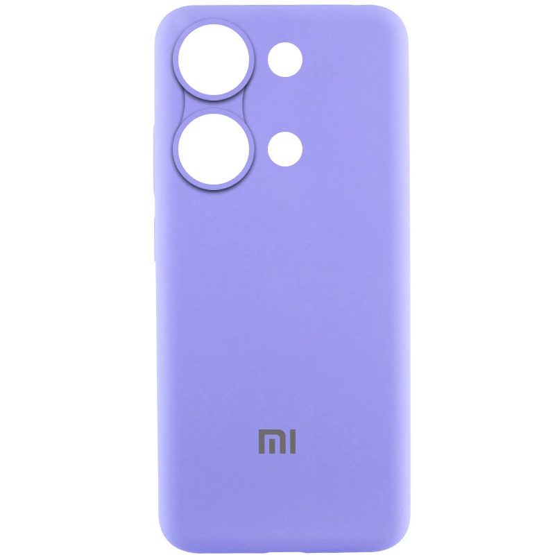 Чохол Silicone Case Lakshmi Premium L з закритою камерою на Xiaomi Redmi Note 13 Pro 4G – Бузковий / Dasheen. Фото 2 з 6