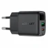СЗУ Acefast A114 PD25W GaN (1USB-A/1C) – Black. Фото 2 из 5