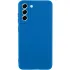 Цветной силиконовый чехол GETMAN с закрытой камерой на Samsung Galaxy S22 – Синий / Royal blue. Фото 2 из 3