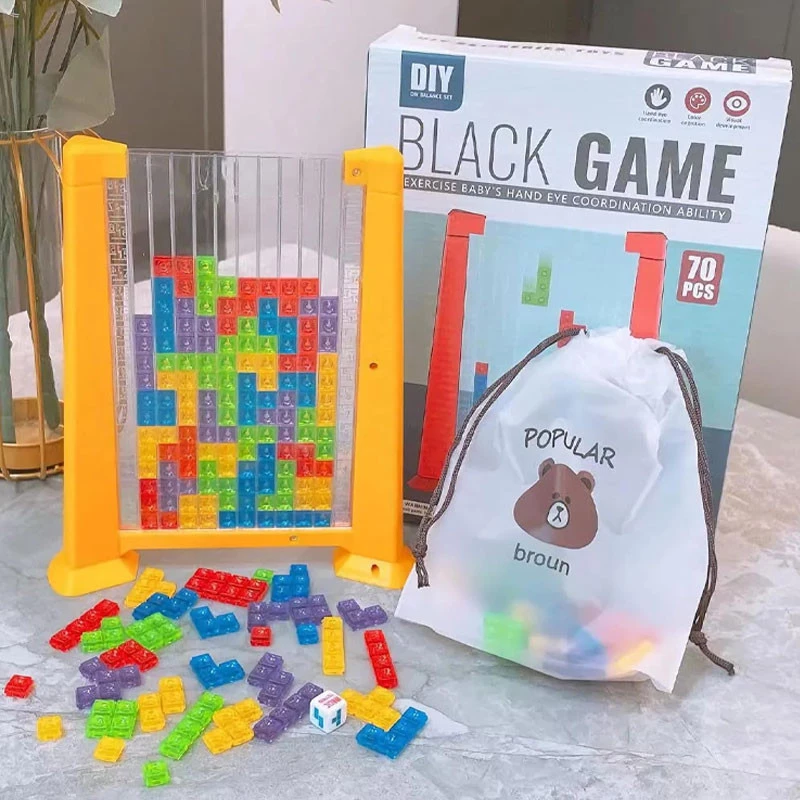 Настільна інтерактивна гра Ummi ME-002 Tetris – Colorful. Фото 6 з 8