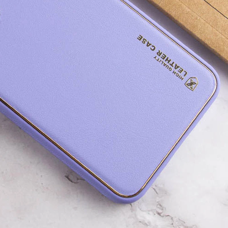 Шкіряний чохол Xshield на Xiaomi Poco C65 – Бузковий / Dasheen. Фото 2 з 2