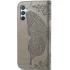 Шкіряний чохол-книжка Butterfly Pattern для Samsung Galaxy A57 5G – Gray. Фото 2 з 4