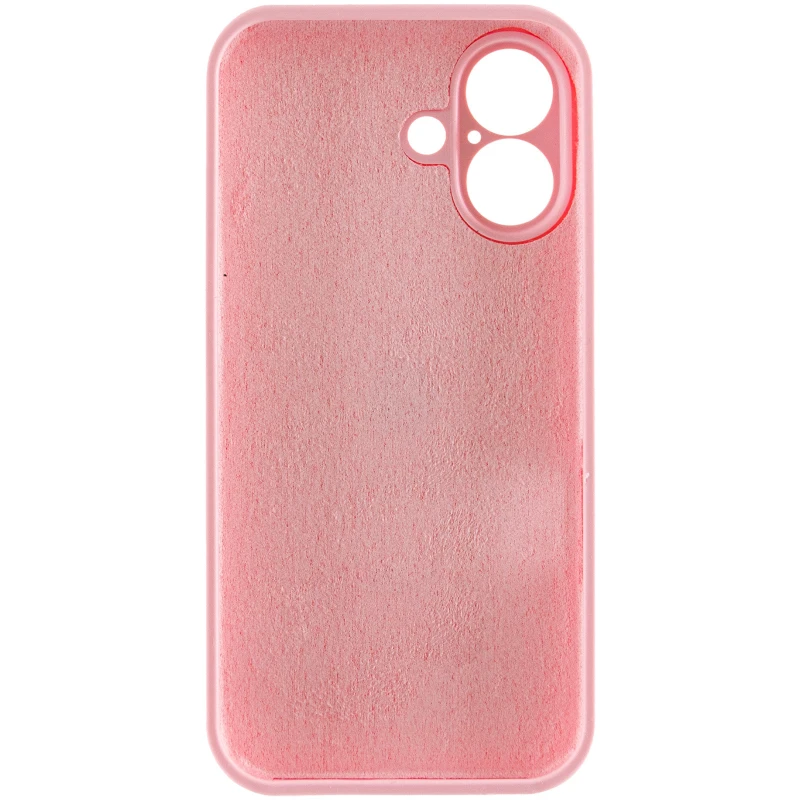 Чохол Silk Full Camera Protective (AA) NO LOGO для Apple iPhone 16 Plus – Рожевий / Light pink. Фото 6 з 7