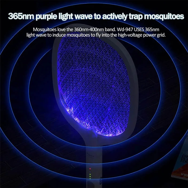 Ловушка для насекомых с UV подсветкой WD-947 Rechargeable 1200 mAh – White. Фото 4 из 8