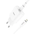 МЗП Hoco C94A Metro PD20W (1USB-C) + кабель Type-C to Lightning – White. Фото 2 з 8
