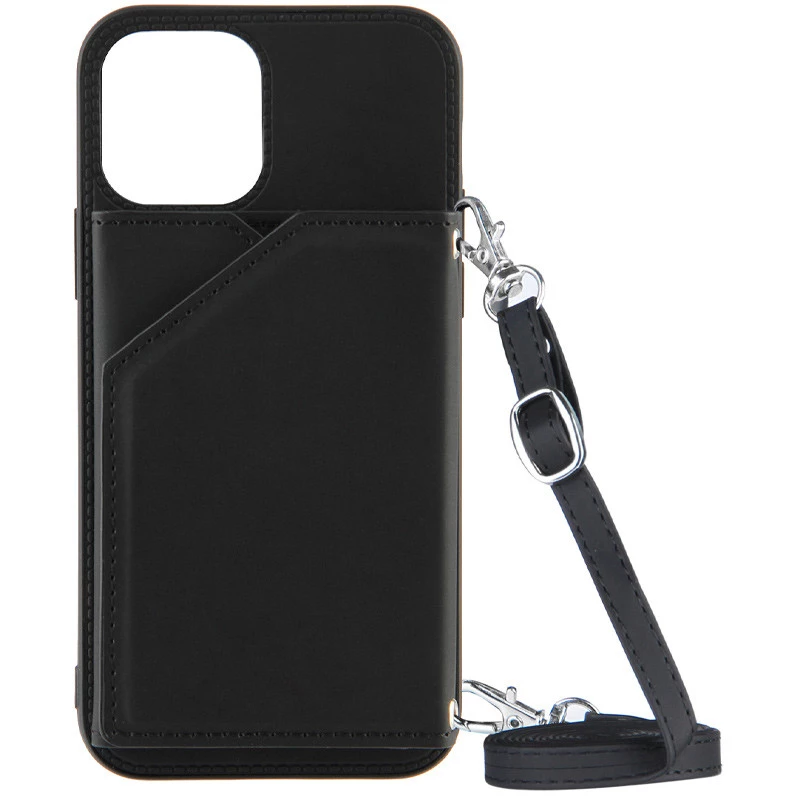 

Чохол Frontalka з відсіком для карток на Apple iPhone 12 Pro (6.1") (Black)