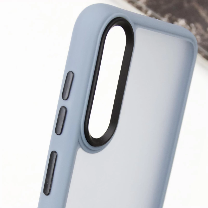 Чохол TPU+PC Lyon Frosted на Samsung Galaxy A50 (A505F) / A50s / A30s – Блакитний / Sky Blue. Фото 9 з 12
