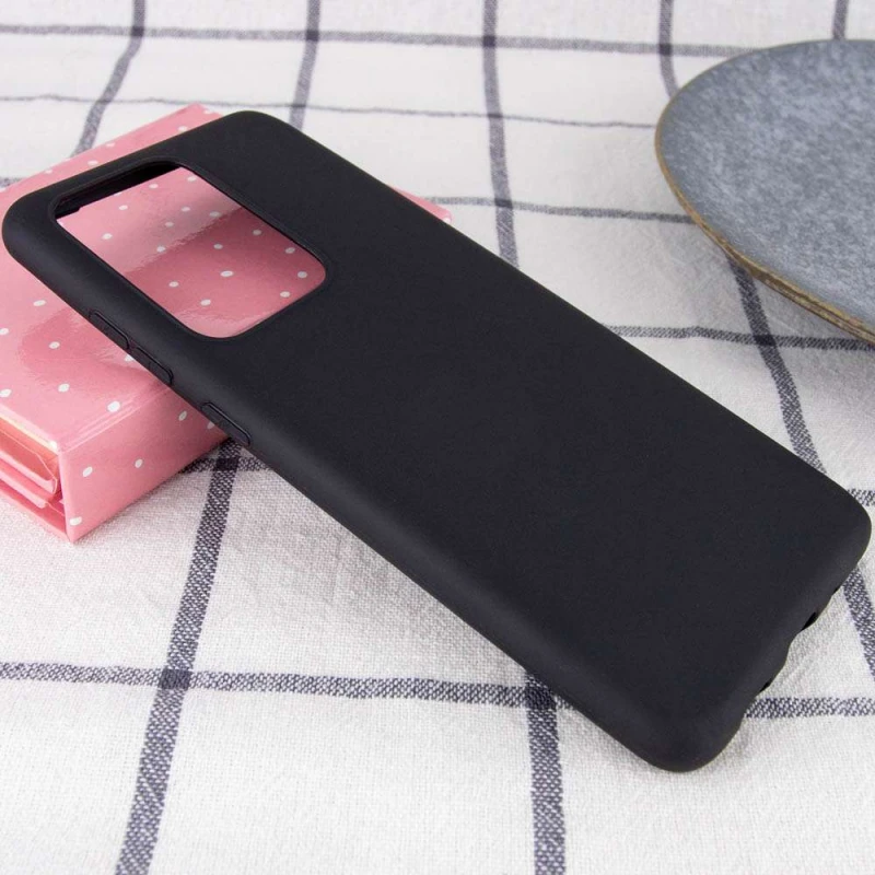 Чёрный силиконовый чехол Epik для Samsung Galaxy S20 Ultra – Черный. Фото 2 из 3