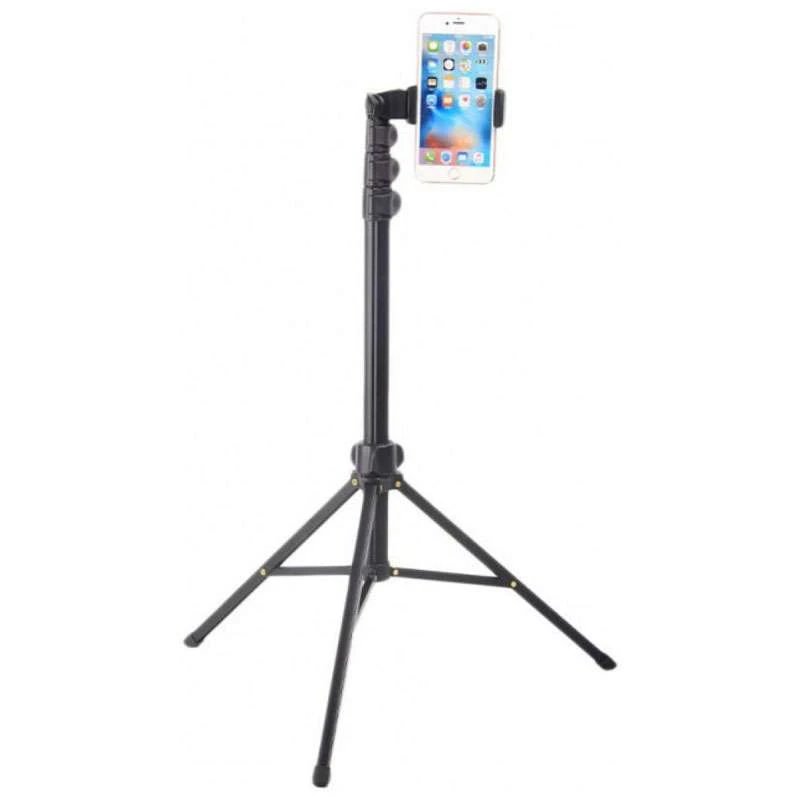 Кільцева світлодіодна LED-лампа з триподом та мікрофоном Gelius Pro Blogger Set GP-BS002 – Чорний. Фото 3 з 5