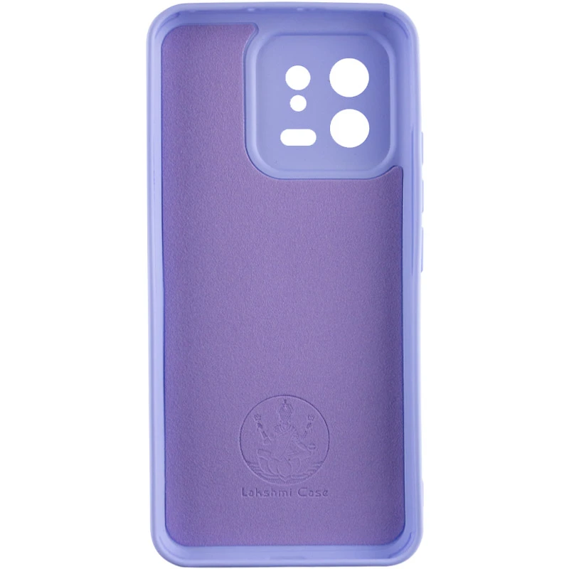 Чохол Silicone Case Lakshmi з закритою камерою на Xiaomi 13 – Бузковий / Dasheen. Фото 5 з 12