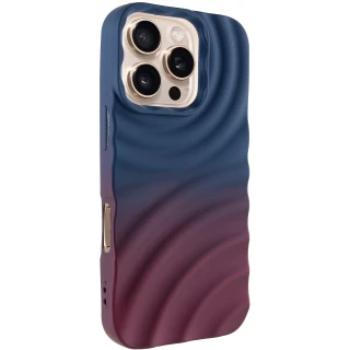 Чохол TPU ColorWave для Apple iPhone 16 Pro — Navy Blue / Plum