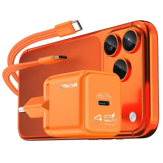 МЗП Amaya E450S PD45W GaN (1USB-C) + кабель Type-C to Type-C фото 1 з 2