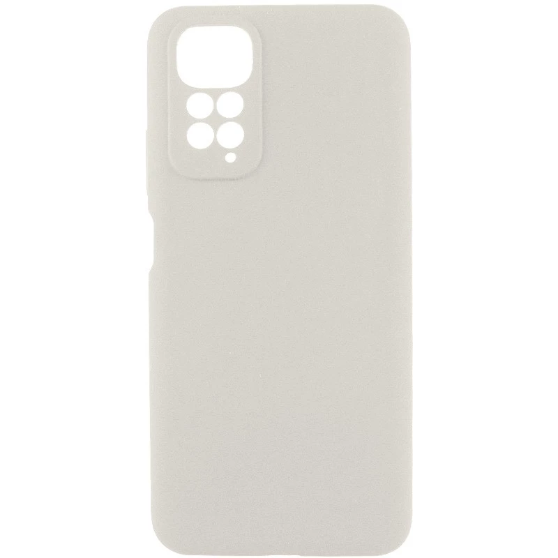 Чохол Silicone Case Lakshmi Premium з закритою камерою на Xiaomi Redmi Note 11 (Global) / Note 11S – Білий / White. Фото 1 з 1